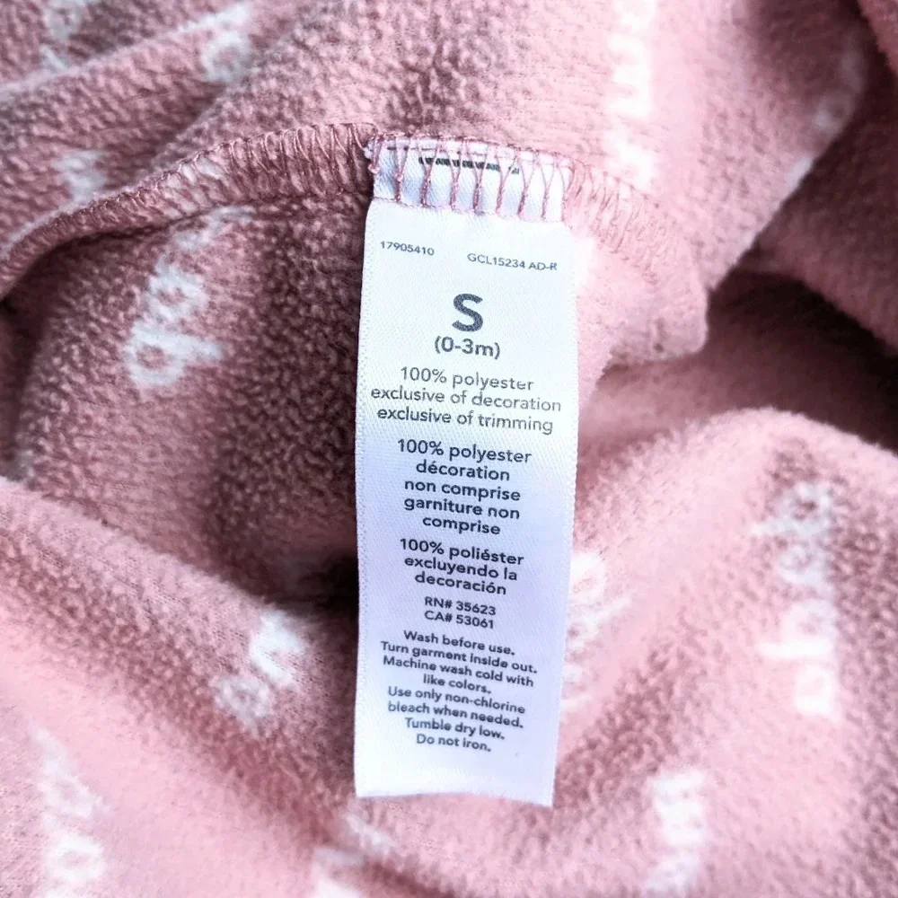 Carter's Infant Girls Soft Pink Sleeping Sak